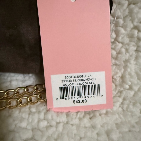 NWT Juicy Couture Scotty Dog Long ZipAround Wallet in Chocolate - Picture 2 of 5